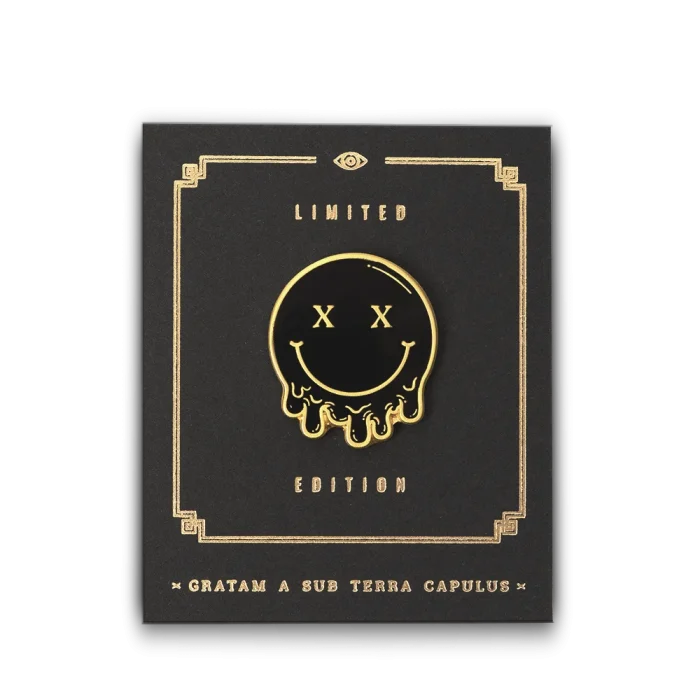 Underground Coffee Roaster merch — Revel Smiley XX Pin