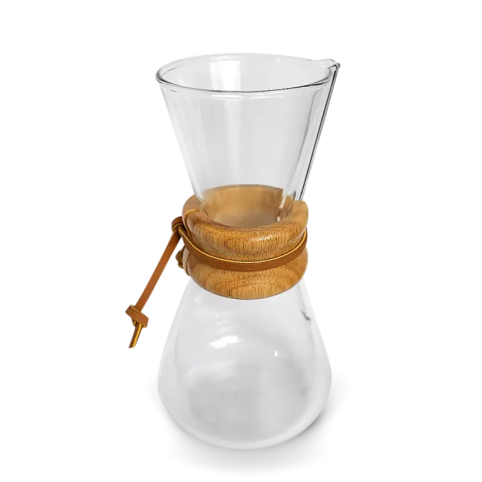 Chemex 3 cup, woodneck coffee brewer
